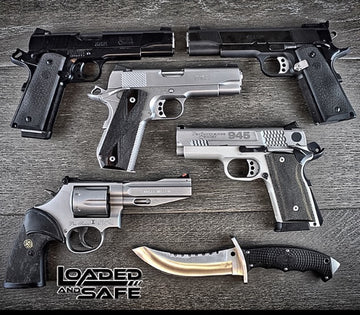 1911s - Les Baer SRP, Les Baer Premier 2, Ed Brown Kobra, Smith & Wesson 945 Compact, Smith & Wesson Revolver