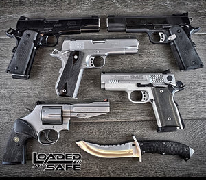 1911s - Les Baer SRP, Les Baer Premier 2, Ed Brown Kobra, Smith & Wesson 945 Compact, Smith & Wesson Revolver