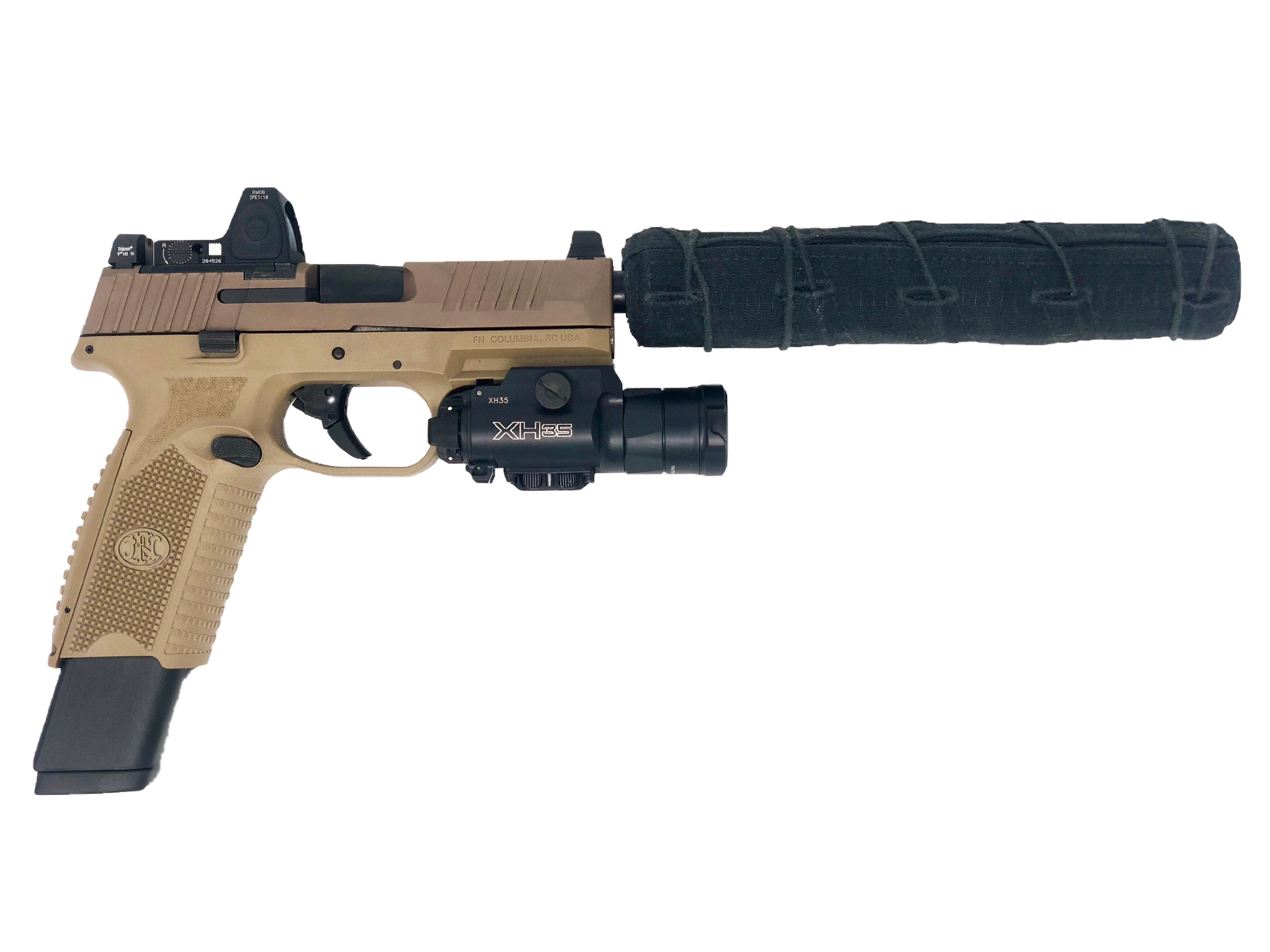 FN 509 Tactical with Trijicon RMR, Surefire XH35, Gemtech GM9 and