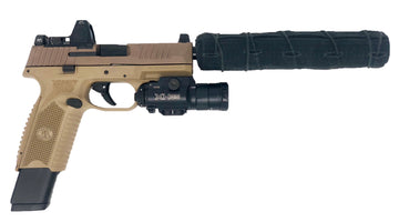 FN 509 Tactical Trijicon RMR Surefire XH35 Gemtech GM9 Burn Proof Suppressor Cover