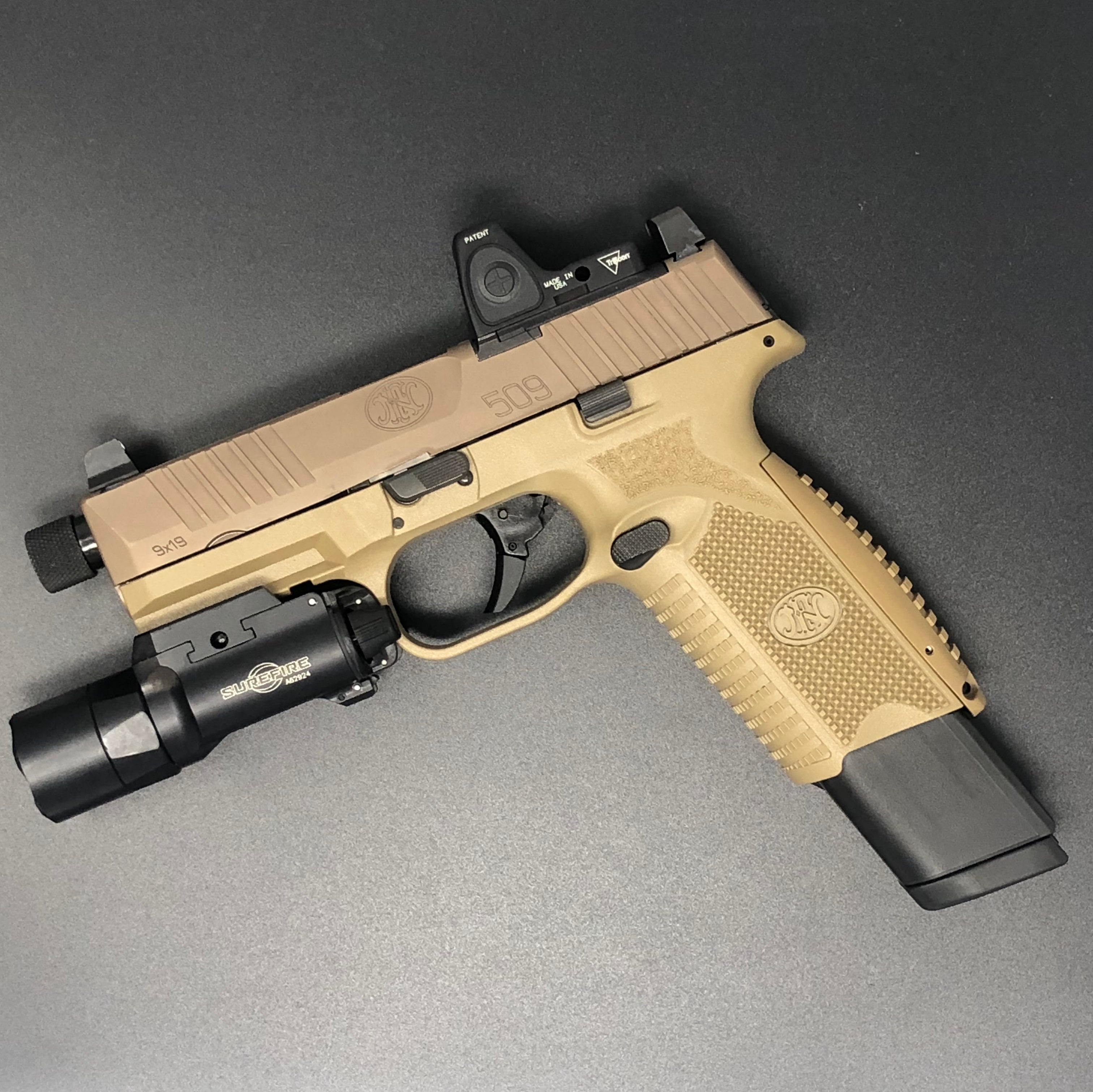 FN 509 Tactical Surefire x300U Trijicon RMR - LAS Concealment