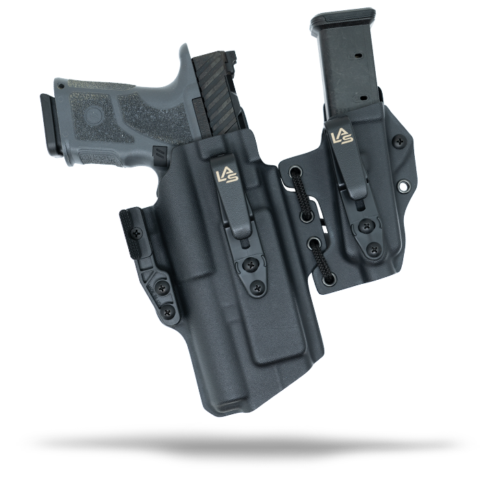 ZEV Tech OZ9 Standard w/ Modlite PL350 AIWB holster - LAS Concealment  Ronin-L 3.0